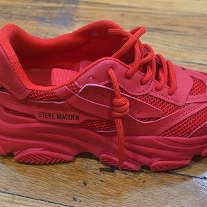 Steve Madden Kids Red Sneakers